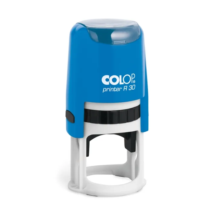 Автоматичен печат Colop Printer R 30, кръгъл, 30 mm, Син цвят
