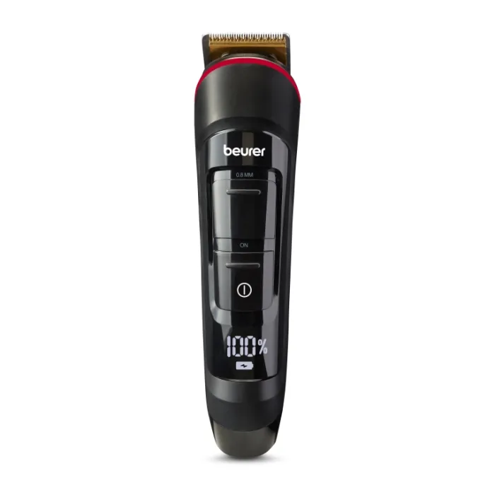 Beurer MN9X MultiGroomer – body groomer 11 приставки, 16 дължини на рязане, IPX7, Li-ion батерия, LED дисплей
