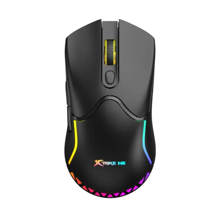 Безжична геймърска мишка Xtrike ME GW-610, оптичен сензор, 8000 dpi, 7 бутона, RGB подсветка, 500 Hz, за лява и дясна ръка
