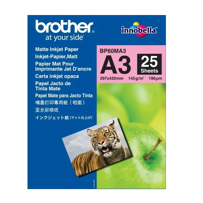Brother BP-60 A3 Innobella Matt Photo Paper (A3/25 sheets)