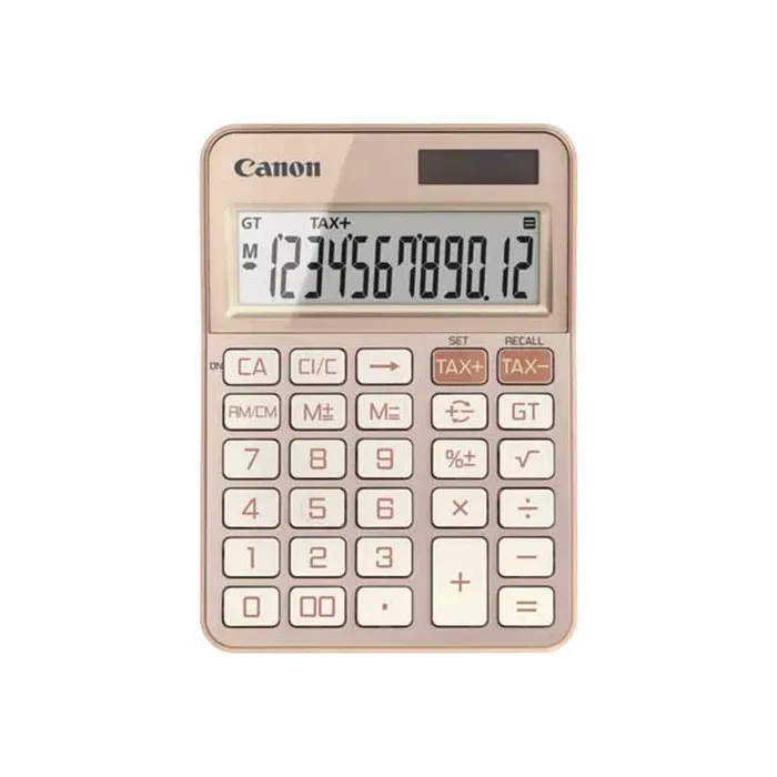 Canon Настолен калкулатор KS-125KB, 12-разряден, розово злато