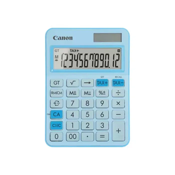 Canon Настолен калкулатор LS-125KB, 12-разряден, син