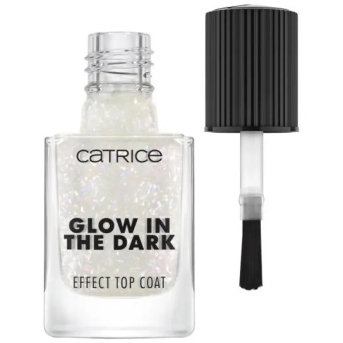 Catrice Glow In The Dark Топ покритие за нокти, нюанс 020 All Nighter, 10.5 мл