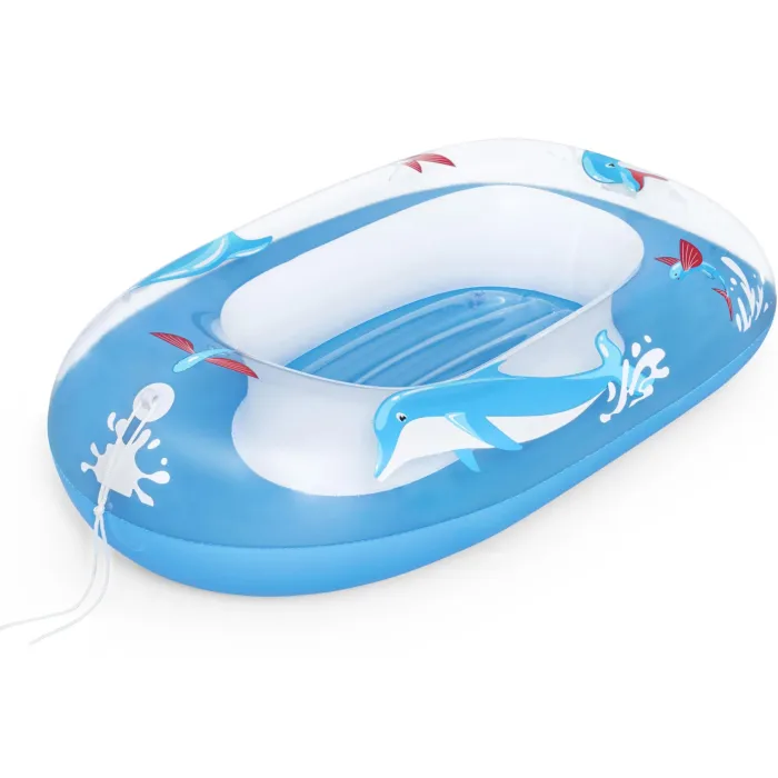 Детска надуваема лодка Bestway Floating Friends 34037PB, 102x69 cm, 3–6 години, до 30 kg