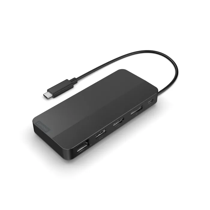 Докинг станция LENOVO USB-C Dual Display Travel Dock, 2 USB-C, HDMI, DisplayPort, USB-A, входна мощност 100 W, изходна мощност 65 W