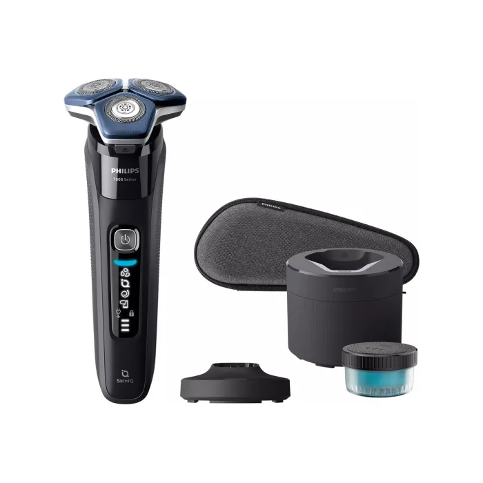 Електрическа самобръсначка за мокро и сухо бръснене, Philips S7886/58, Shaver series 7000, Nano SkinGlide покритие
