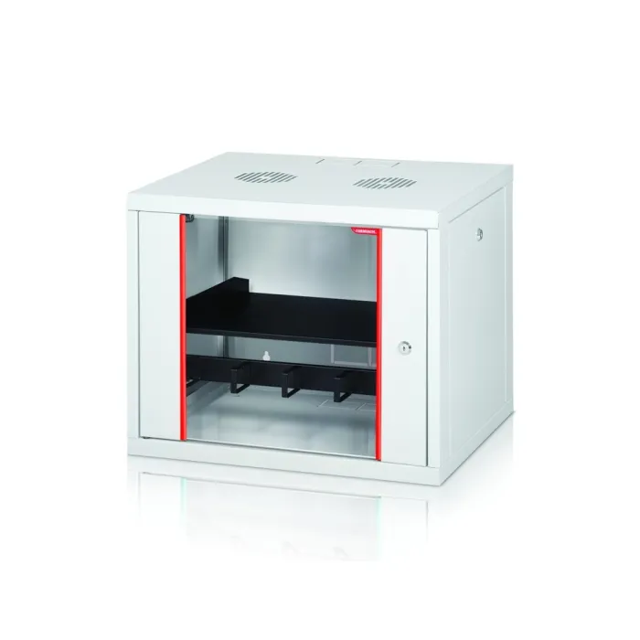 Formrack 19\" Wall Mounted rack 7U 555/450mm, removable locking sides, height: 371mm, loading capacit