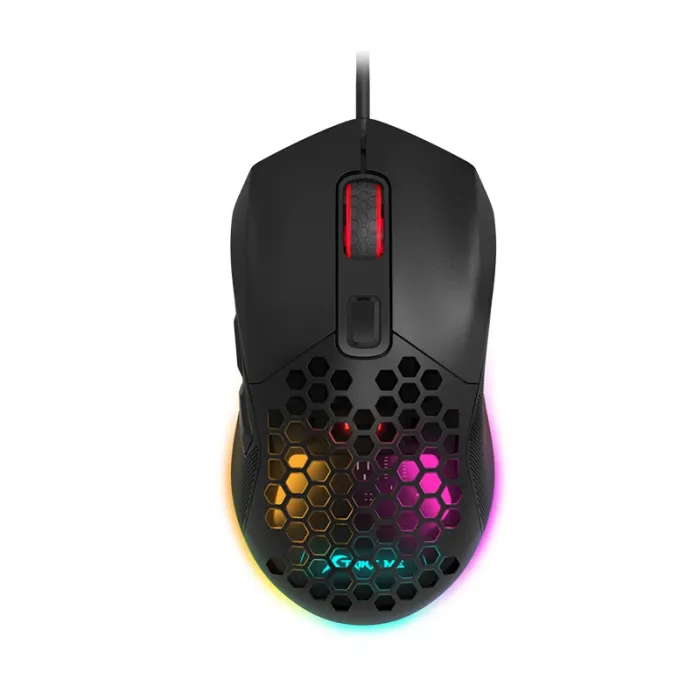 Геймърска оптична мишка Xtrike ME GM-316, USB, 7200 dpi, 7 бутона, RGB подсветка, за лява и дясна ръка, 67 g
