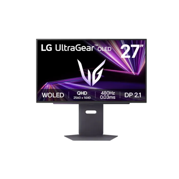 Геймърски монитор LG UltraGear 27GX790A-B, 26.5" OLED, QHD 2560x1440, 480Hz, 0.03ms, AMD FreeSync Premium Pro, NVIDIA G-SYNC Compatible