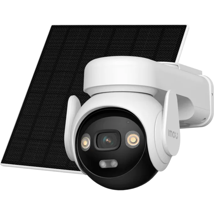 Imou AOV PT 5MP Solar Kit, 4G+Wi-Fi, 330° Pan, Smart Full Color Night Vision, соларен панел с батерия