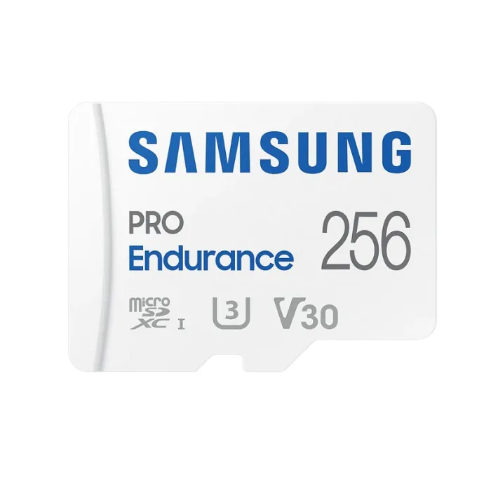 Карта памет microSD SAMSUNG PRO Endurance MB-MJ256KA/EU, 256 GB, U3, V30, Class 10, с адаптер, до 100 MB/s четене, до 40 MB/s запис