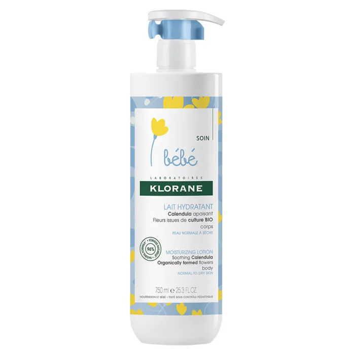 Klorane Baby Moisturizing Lotion лосион за бебешка кожа 750 мл