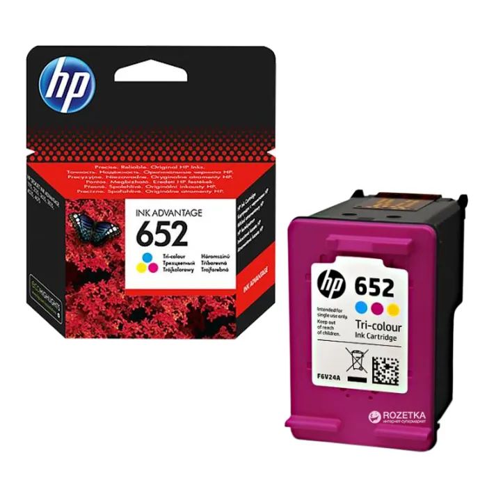 Консуматив, HP 652 Tri-colour Ink Cartridge