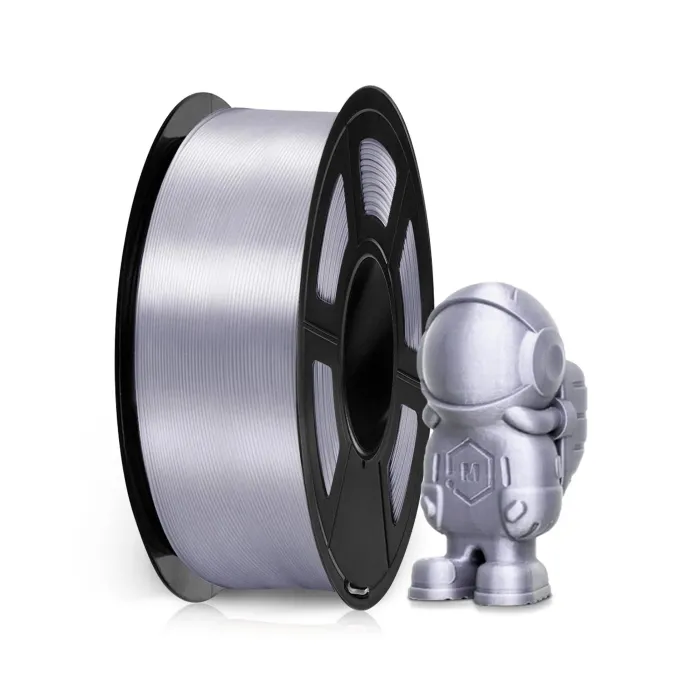 Консуматив за 3D принтер Silk, PLA , 1.75 mm, 1 kg, сив