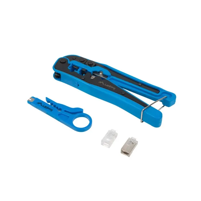 Lanberg crimping toolkit with RJ45 connectors RJ45 shielded and unshielded