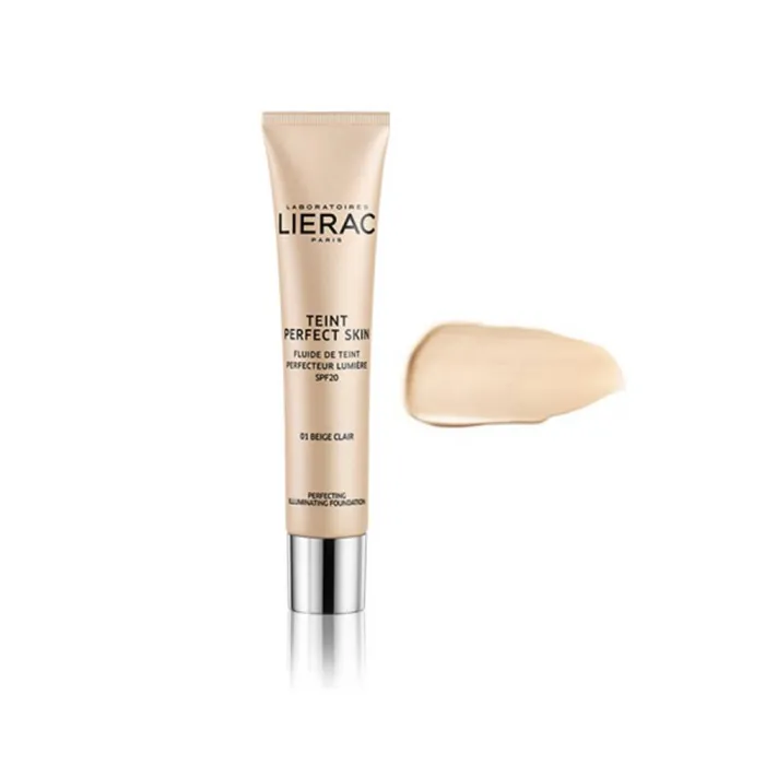 Lierac Perfecting Illuminating Foundation SPF20 озаряващ фон дьо тен 01 Light Beige 30 мл