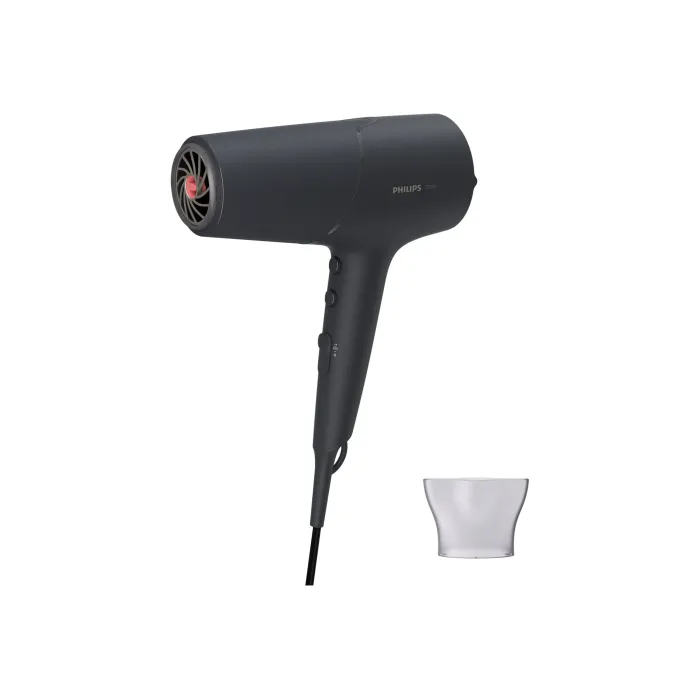 Сешоар PHILIPS BHD504/00, Series 5000, 2100 W, ThermoShield, йонна технология, 6 настройки, студена въздушна струя, стилизиращ накрайник 14 mm