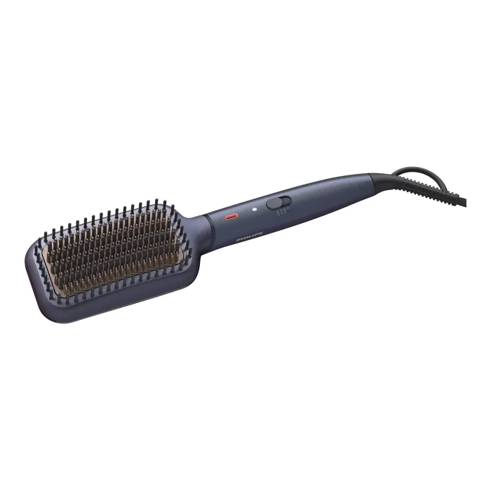Нагряваща изправяща четка за коса PHILIPS BHH885/00, Series 5000, ThermoProtect, 3 температурни настройки 150/170/200°C, вложение с арганово масло, автоматично изключване след 60 минути