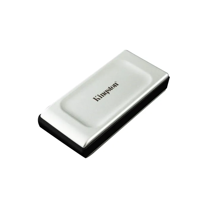 Външен преносим SSD Kingston XS2000, 1TB, USB 3.2 Gen 2x2, до 2000 MB/s четене и запис, USB Type-C, IP55, гумен калъф