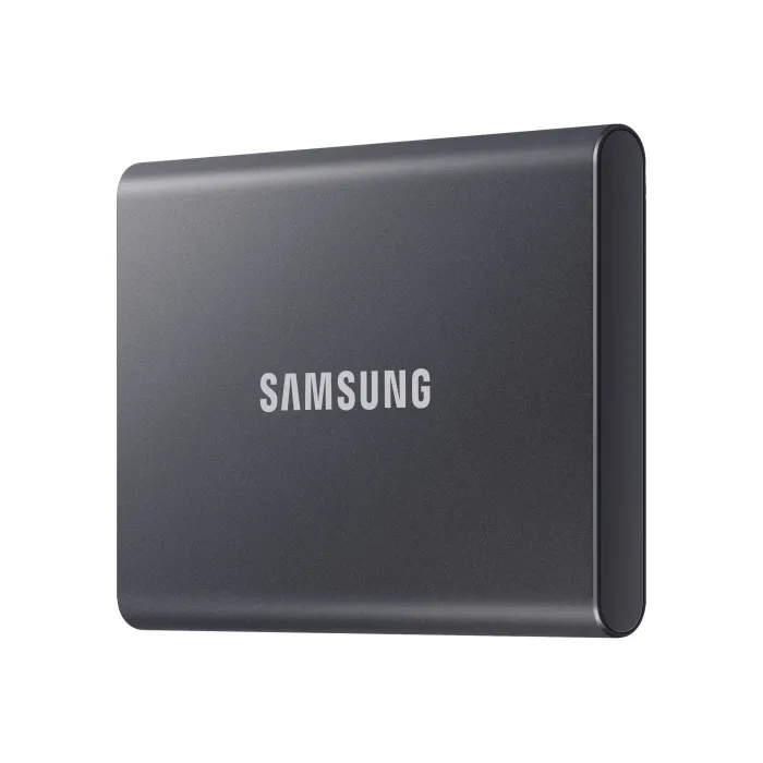 Преносим външен SSD SAMSUNG T7, 1 TB, USB 3.2 Gen 2, Titan Grey