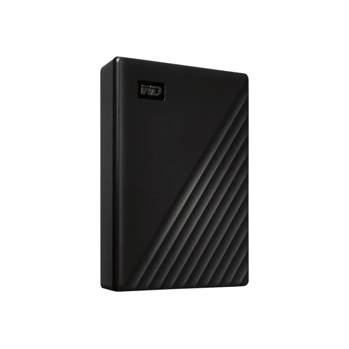Преносим външен твърд диск Western Digital My Passport WDBPKJ0050BBK-WESN, 5TB, USB 3.2 Gen 1/USB 3.0, съвместим с USB 2.0, USB-A, защита с парола и хардуерно криптиране, черен