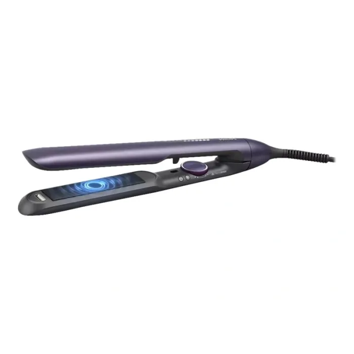 Преса за коса PHILIPS 7000 Series BHS752, технология ThermoShield, йонна грижа, керамични плочи с арганово масло, 12 настройки 120–230°C, загряване за 30 сек.
