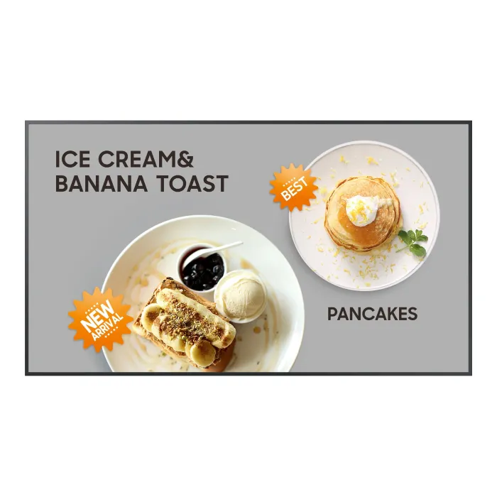 Професионален Smart Signage дисплей Samsung QM32C, 32″, Full HD, IPS, 400 cd/m², работа 24/7, Tizen 7.0, Wi‑Fi