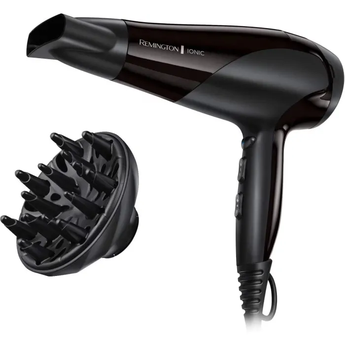 Сешоар Remington D3198 Ionic Dry 2200W с йонна грижа, концентратор и дифузер