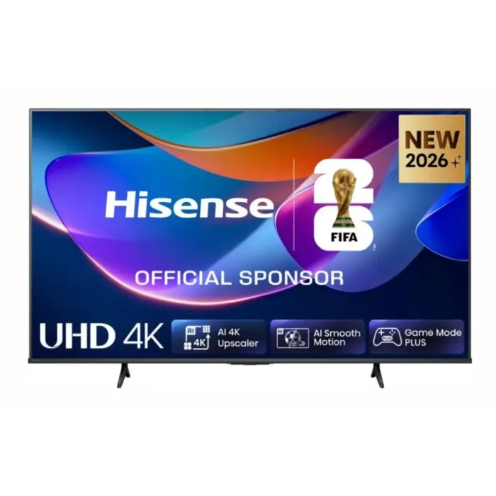 Телевизор HISENSE 43A6S, 43" 4K Ultra HD, DLED, HDR10+, Dolby Vision, Smart TV, Wi-Fi, Bluetooth