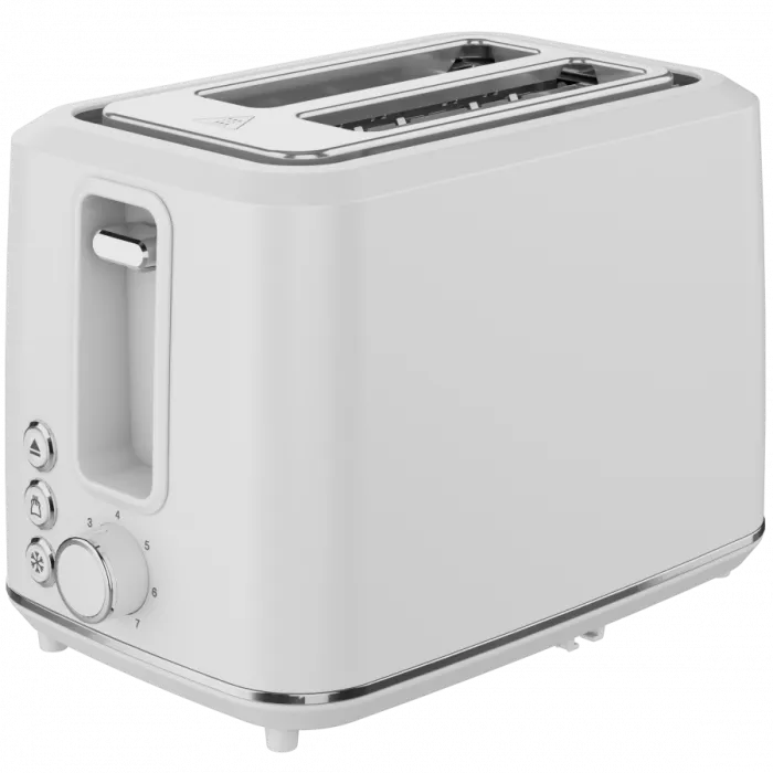 Тостер AENO TS1W, 2 филии, 7 степени, 920–1080W, бял