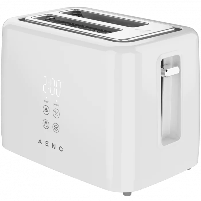 Тостер AENO TS2W, 2 филии, 7 степени, 780–930W, бял