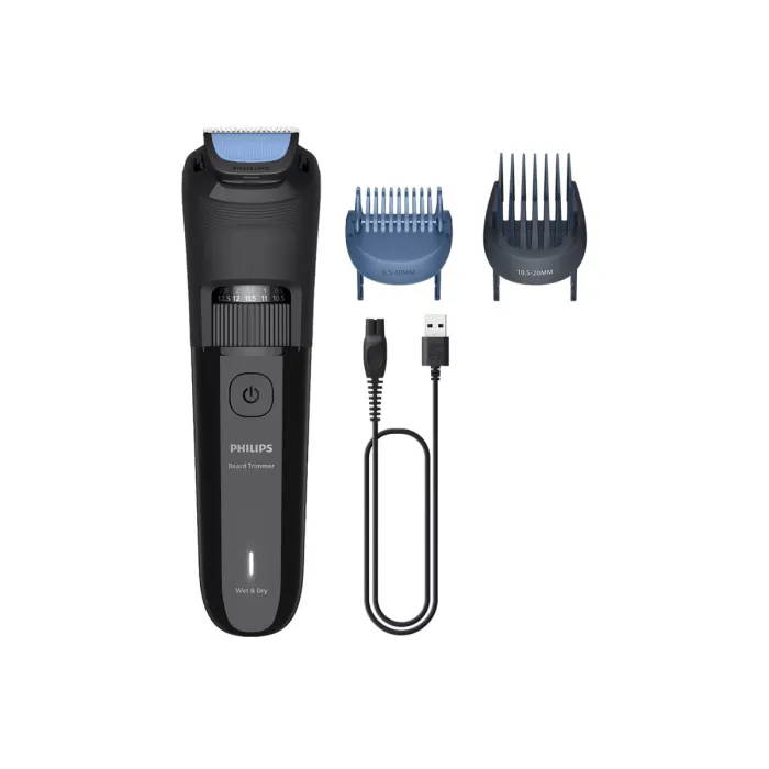 Тример за брада Philips Beard Trimmer Series 3000 BT3620/15, 70 мин безжична работа