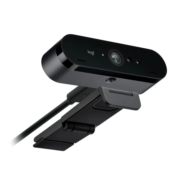 Уеб камера Logitech BRIO 4K, 13 MP, 4096 x 2160 пиксела, USB, черна