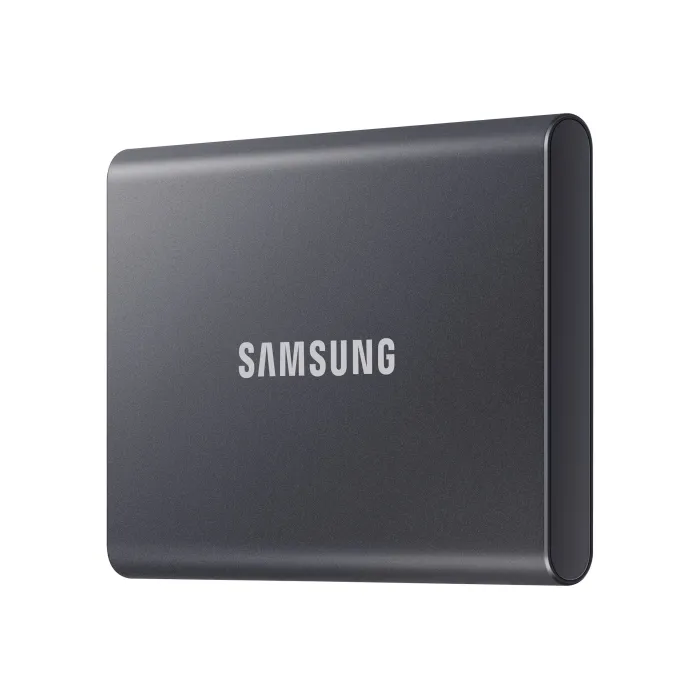 Външен SSD SAMSUNG Portable SSD T7, 2TB, USB 3.2 Gen 2, титаниево сив